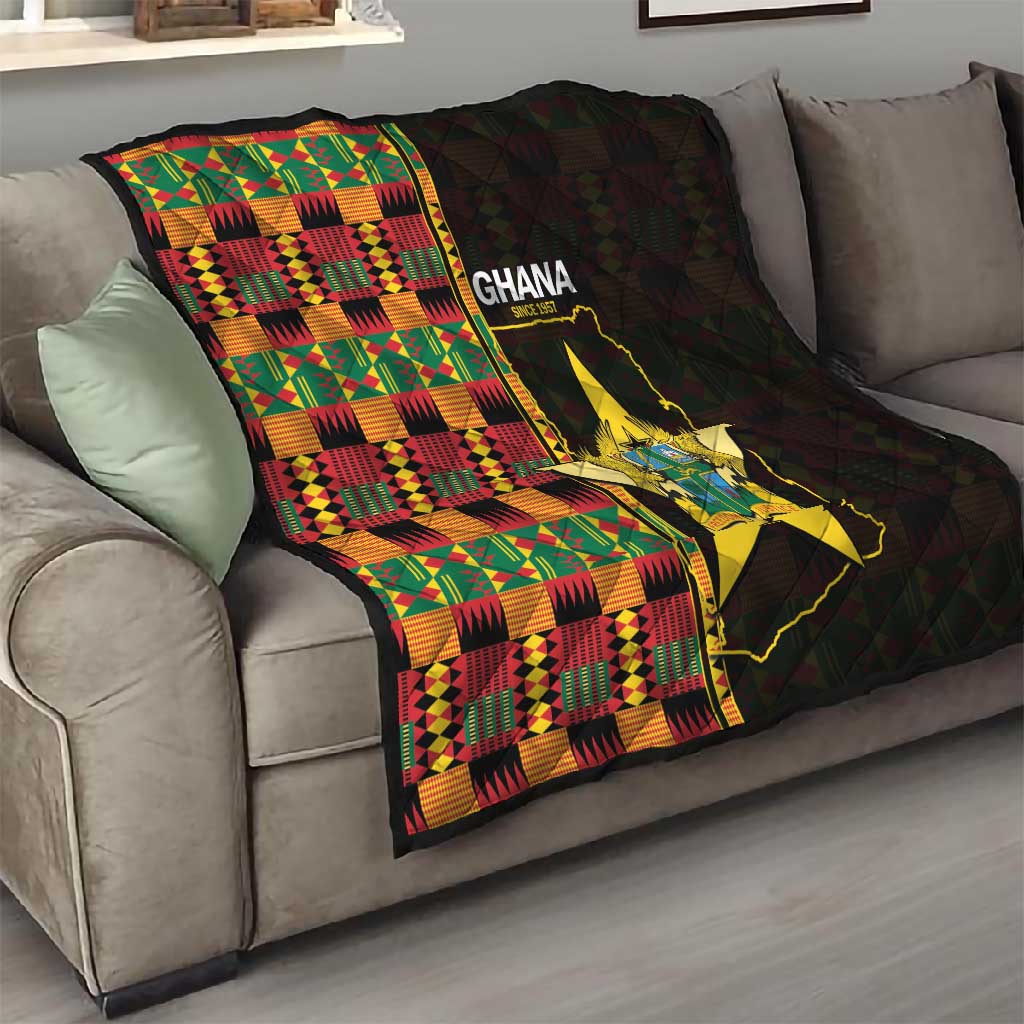Afro Ghana Independence Day Quilt Ghanaian 1957 Kente Pattern