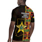 Afro Ghana Independence Day Rugby Jersey Ghanaian 1957 Kente Pattern