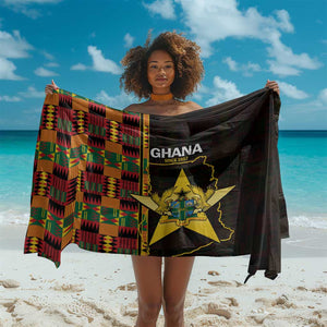 Afro Ghana Independence Day Sarong Ghanaian 1957 Kente Pattern