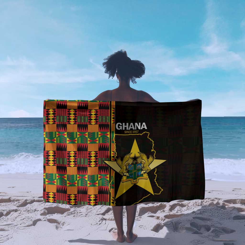 Afro Ghana Independence Day Sarong Ghanaian 1957 Kente Pattern