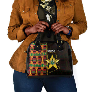 Afro Ghana Independence Day Shoulder Handbag Ghanaian 1957 Kente Pattern