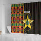 Afro Ghana Independence Day Shower Curtain Ghanaian 1957 Kente Pattern