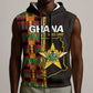 Afro Ghana Independence Day Sleeveless Hoodie Ghanaian 1957 Kente Pattern - African Pride