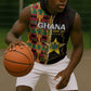 Afro Ghana Independence Day Sleeveless Zip Hoodie Ghanaian 1957 Kente Pattern - African Pride