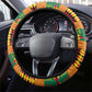 Afro Ghana Independence Day Steering Wheel Cover Ghanaian 1957 Kente Pattern