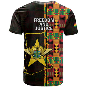 Afro Ghana Independence Day T shirt Ghanaian 1957 Kente Pattern