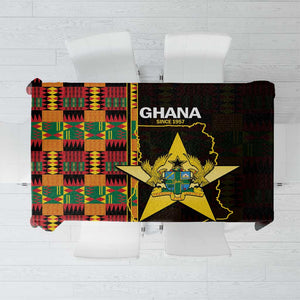 Afro Ghana Independence Day Tablecloth Ghanaian 1957 Kente Pattern