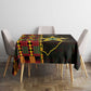 Afro Ghana Independence Day Tablecloth Ghanaian 1957 Kente Pattern