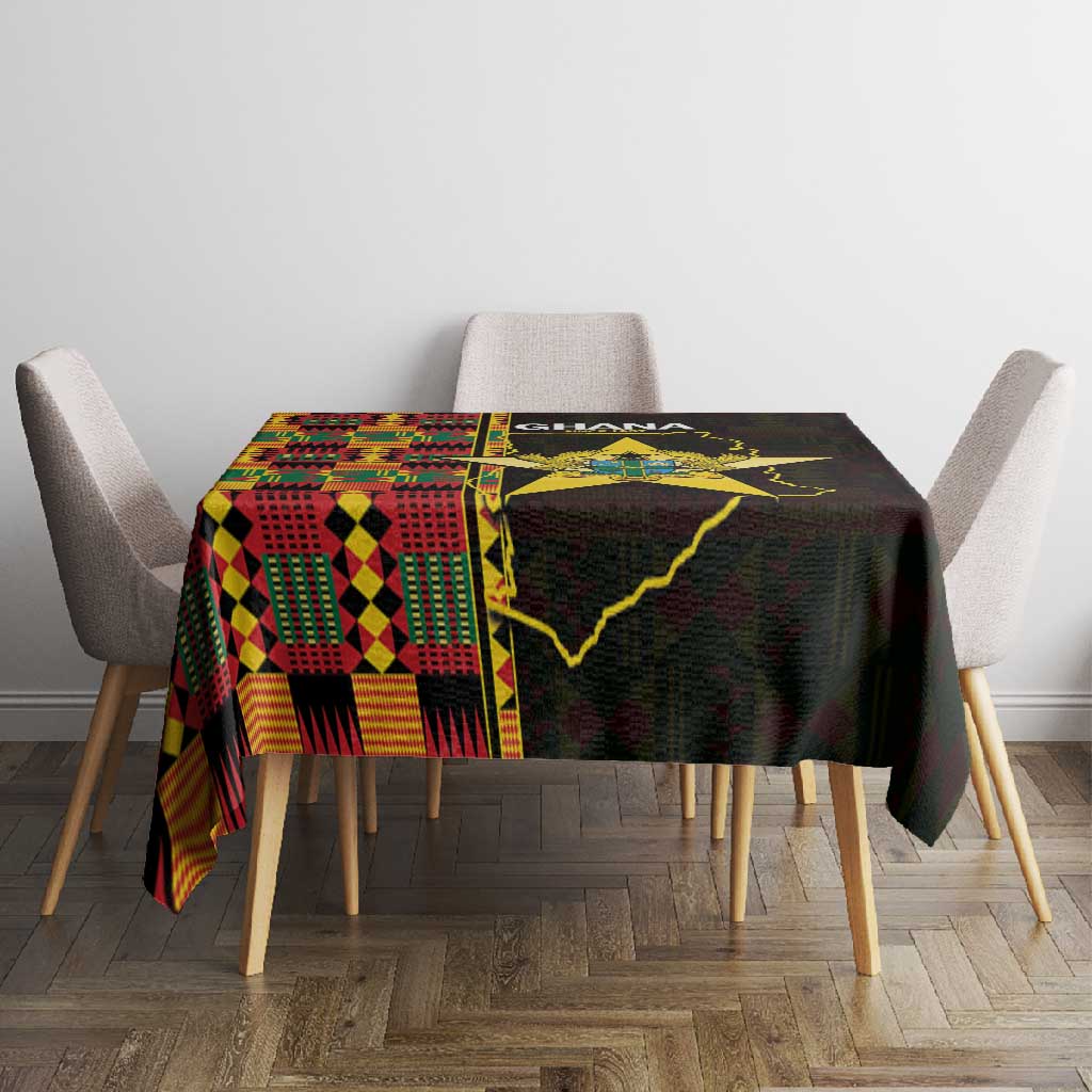 Afro Ghana Independence Day Tablecloth Ghanaian 1957 Kente Pattern