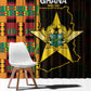 Afro Ghana Independence Day Window Curtain Ghanaian 1957 Kente Pattern
