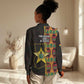 Afro Ghana Independence Day Women Casual Shirt Ghanaian 1957 Kente Pattern