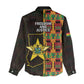 Afro Ghana Independence Day Women Casual Shirt Ghanaian 1957 Kente Pattern