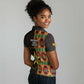 Afro Ghana Independence Day Women Polo Shirt Ghanaian 1957 Kente Pattern