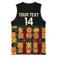 Custom Ghana Black Stars Basketball Jersey Adinkra Pattern - Football Style LT14