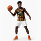 Custom Ghana Black Stars Basketball Jersey Adinkra Pattern - Football Style - African Pride