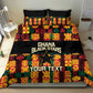 Custom Ghana Black Stars Bedding Set Adinkra Pattern - Football Style
