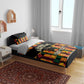 Custom Ghana Black Stars Bedding Set Adinkra Pattern - Football Style