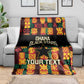 Custom Ghana Black Stars Blanket Adinkra Pattern - Football Style