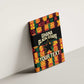 Custom Ghana Black Stars Canvas Wall Art Adinkra Pattern - Football Style