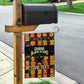 Custom Ghana Black Stars Garden Flag Adinkra Pattern - Football Style