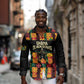 Custom Ghana Black Stars Long Sleeve Button Shirt Adinkra Pattern - Football Style