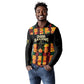 Custom Ghana Black Stars Long Sleeve Polo Shirt Adinkra Pattern - Football Style