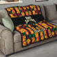 Custom Ghana Black Stars Quilt Adinkra Pattern - Football Style