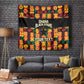 Custom Ghana Black Stars Tapestry Adinkra Pattern - Football Style