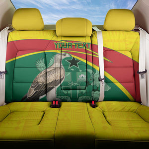 Custom Ghana Black Batters Back Car Seat Cover Ghanaian Tawny Eagle - Cricket Style
