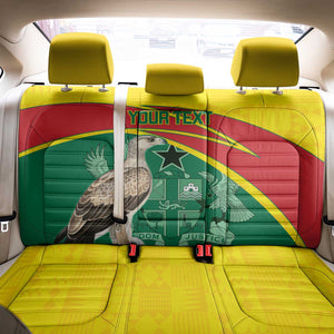 Custom Ghana Black Batters Back Car Seat Cover Ghanaian Tawny Eagle - Cricket Style
