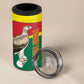 Custom Ghana Black Batters 4 in 1 Can Cooler Tumbler Ghanaian Tawny Eagle - Cricket Style