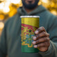 Custom Ghana Black Batters 4 in 1 Can Cooler Tumbler Ghanaian Tawny Eagle - Cricket Style