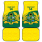 Custom Ghana Black Batters Car Mats Ghanaian Tawny Eagle - Cricket Style