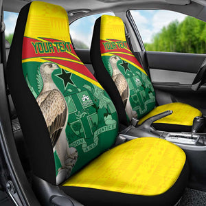 Custom Ghana Black Batters Car Seat Cover Ghanaian Tawny Eagle - Cricket Style