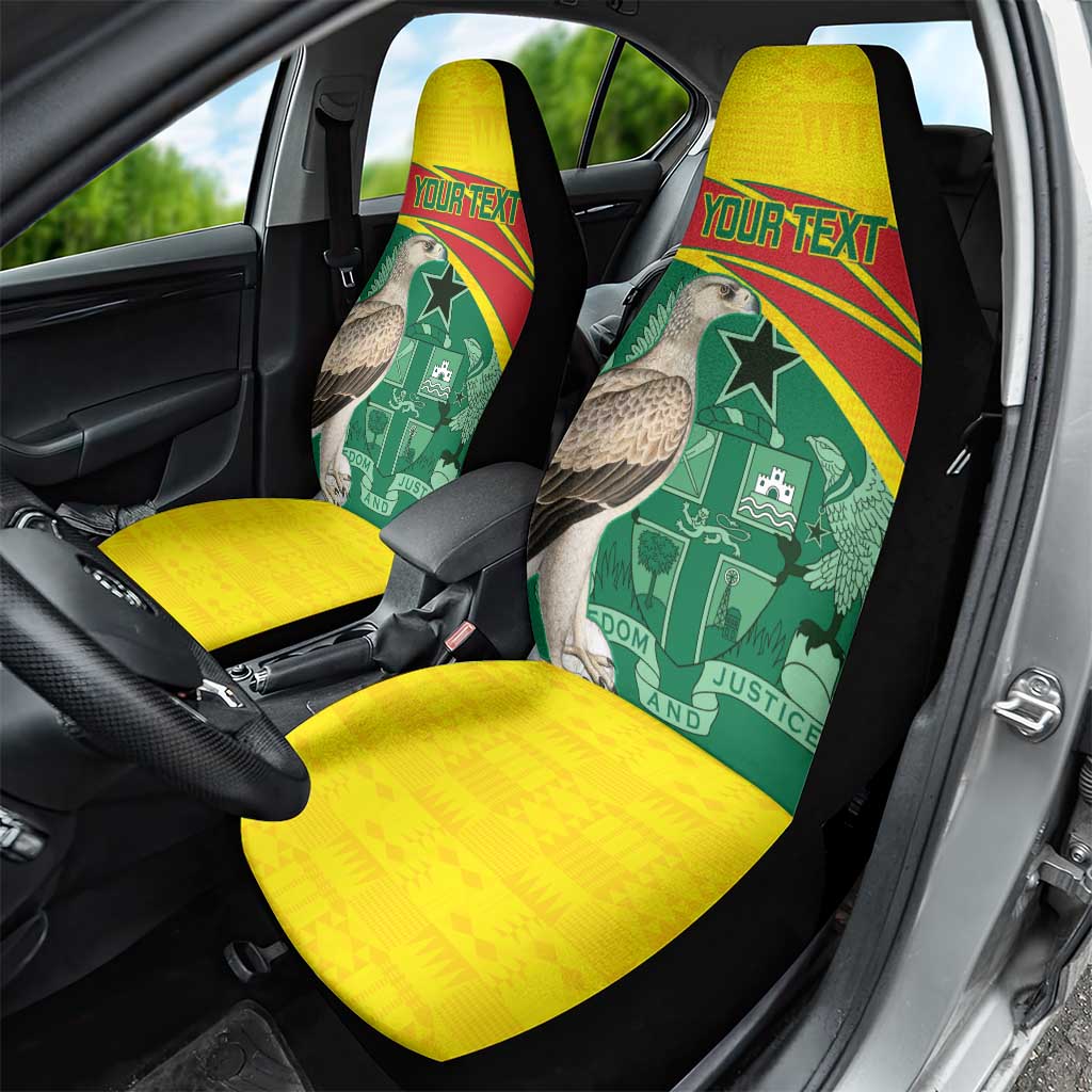 Custom Ghana Black Batters Car Seat Cover Ghanaian Tawny Eagle - Cricket Style