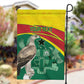 Custom Ghana Black Batters Garden Flag Ghanaian Tawny Eagle - Cricket Style