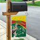 Custom Ghana Black Batters Garden Flag Ghanaian Tawny Eagle - Cricket Style