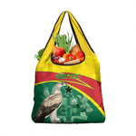 Custom Ghana Black Batters Grocery Bag Ghanaian Tawny Eagle - Cricket Style