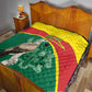 Custom Ghana Black Batters Quilt Ghanaian Tawny Eagle - Cricket Style