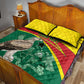 Custom Ghana Black Batters Quilt Bed Set Ghanaian Tawny Eagle - Cricket Style