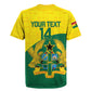 Custom Ghana Black Batters Rugby Jersey Ghanaian Tawny Eagle - Cricket Style