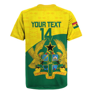 Custom Ghana Black Batters Rugby Jersey Ghanaian Tawny Eagle - Cricket Style