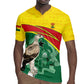 Custom Ghana Black Batters Rugby Jersey Ghanaian Tawny Eagle - Cricket Style