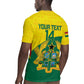 Custom Ghana Black Batters Rugby Jersey Ghanaian Tawny Eagle - Cricket Style