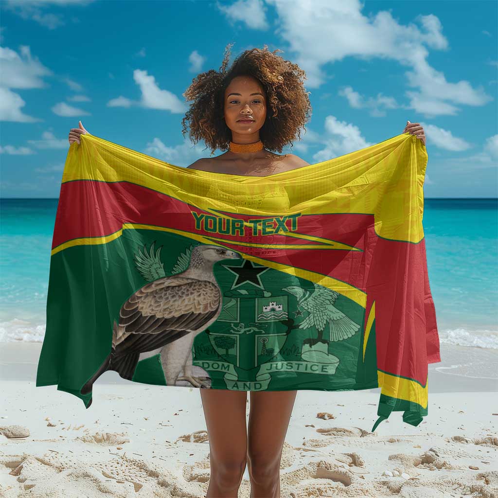 Custom Ghana Black Batters Sarong Ghanaian Tawny Eagle - Cricket Style