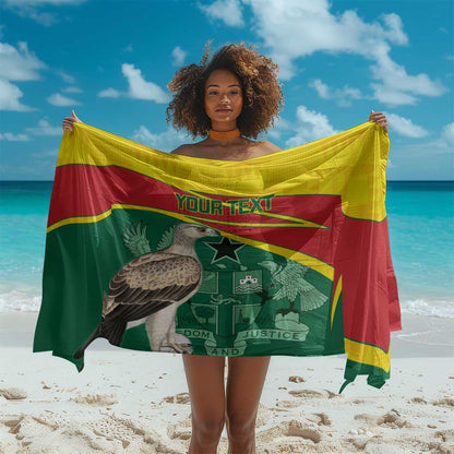 Custom Ghana Black Batters Sarong Ghanaian Tawny Eagle - Cricket Style