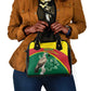 Custom Ghana Black Batters Shoulder Handbag Ghanaian Tawny Eagle - Cricket Style