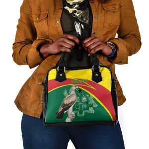 Custom Ghana Black Batters Shoulder Handbag Ghanaian Tawny Eagle - Cricket Style