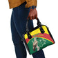 Custom Ghana Black Batters Shoulder Handbag Ghanaian Tawny Eagle - Cricket Style
