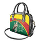 Custom Ghana Black Batters Shoulder Handbag Ghanaian Tawny Eagle - Cricket Style